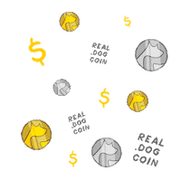 Money Coin Sticker by realdogbox