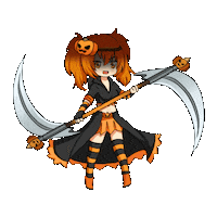 Lunime anime halloween games life Sticker