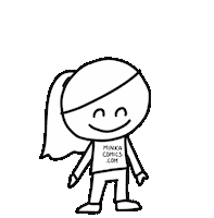 Say Hi Hello Sticker by Minka Comics