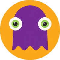 Ghost Pop Sticker by QizzleNZ