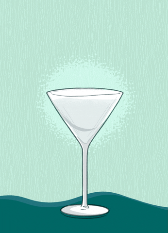ldonohue giphyupload bubbles gin martini GIF