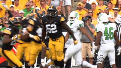 Iowa Hawkeyes Football GIF by University of Iowa Hawkeyes Athletics