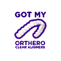 orthero smile dentist dental dentistry Sticker
