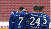 Celebration Goal GIF by FC Schalke 04