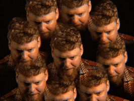 Staring Head Up GIF by GIPHY IRL