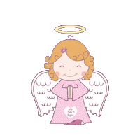 Guardian Angel Angelito Sticker by SalveRegina