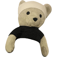 Tired Bear Sticker