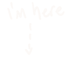 Locate Here I Am Sticker by Studio Cotton