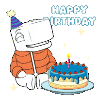 Happy Birthday Fun Sticker by Ordinary Friends
