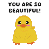 I Love You Duck Sticker by MeetDuckey