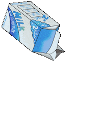 Peach Pit Milk Sticker