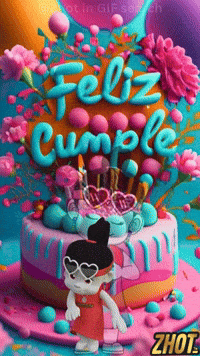 F Cumple GIF by Zhotcita