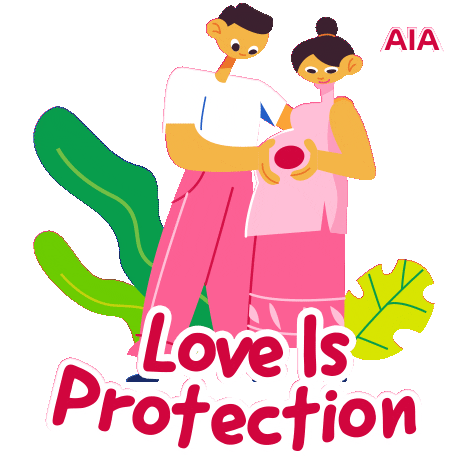 Aia Sticker by Book of Lai