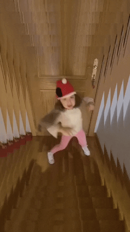 PiensosLago navidad baile nia bailonga GIF