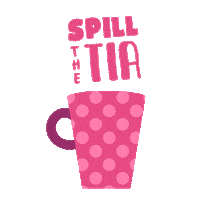 Spilling Hot Tea Sticker by The Influence Agency