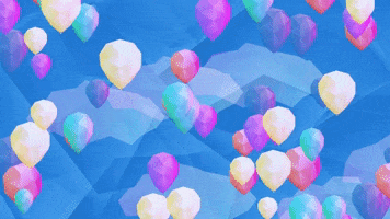 Motion Graphics Balloons GIF by LUMOplay