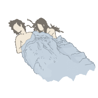 sleep dream Sticker by Tobigenca