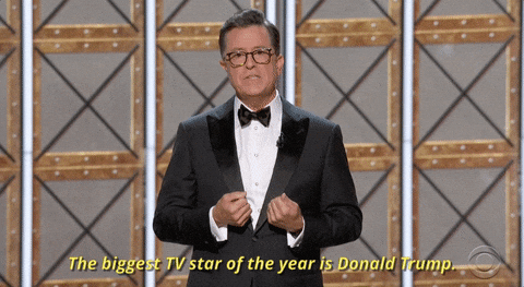 Stephen Colbert News GIF by Emmys