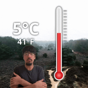 5 °C