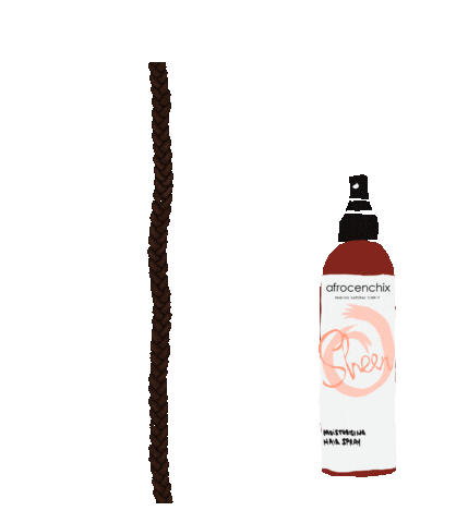 Afrocenchix hair products wash day natural hair care black hair care Sticker