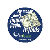 InfuzeCU money cash finance bank Sticker