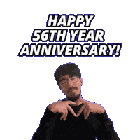 56Th Anniversary Sticker