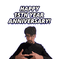 15Th Anniversary Sticker