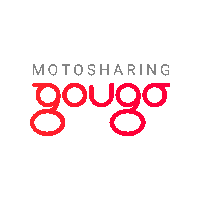 Gougo moto motos marketplace gougo Sticker