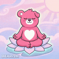 Vibes Meditating GIF by BEARISH