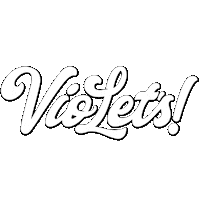 Lets Violets Sticker by Bossa Bar