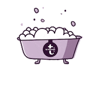 tbytetesept bubble bath shower bathroom Sticker