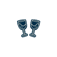 Tenderling party cheers wine relax Sticker