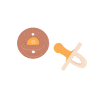 prettypleaseteethers baby handmade pacifier ppt Sticker