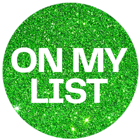 Christmas List Glitter Sticker Sticker by nordstromrack