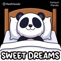 Sweet Dreams Panda GIF by VeeFriends