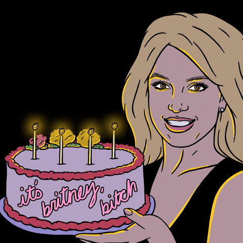 Happy Birthday Its Britney Bitch GIF by Studios 2016
