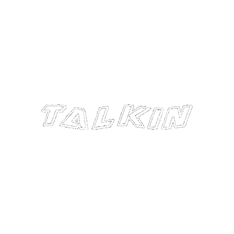 Talkin Sticker by Alex Vaughn