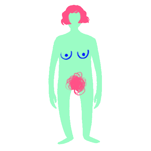 man woman Sticker