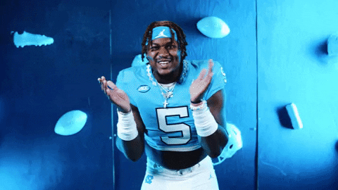 North Carolina Football GIF by UNC Tar Heels