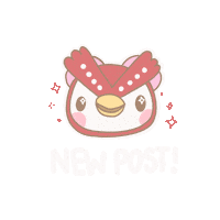 Animal Crossing New Post Sticker