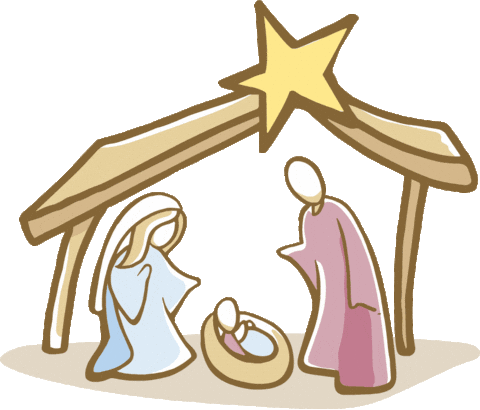 Advent Krippe Sticker by holding_graz