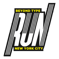 Nyc Marathon Sticker by Beyond Type 1