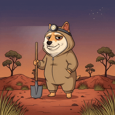 Digging Shiba Inu GIF by Doge Pound