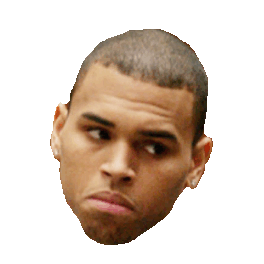 chris brown Sticker
