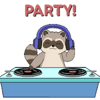 Dj Celebrating Sticker by Ordinary Frends