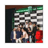 Posing Monster Energy Sticker