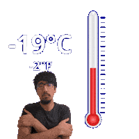 Negative Two Degrees Sticker