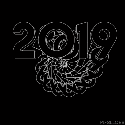black and white loop GIF by Pi-Slices