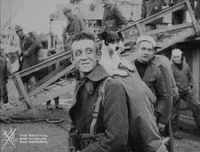 NationalWWIMuseum dog black and white mascot military GIF