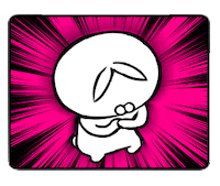 うさぎ 死 Sticker by クレイジー闇うさぎ